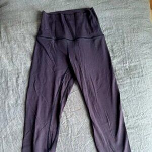 Navy LuluLemon Align High-Rise Crop leggings